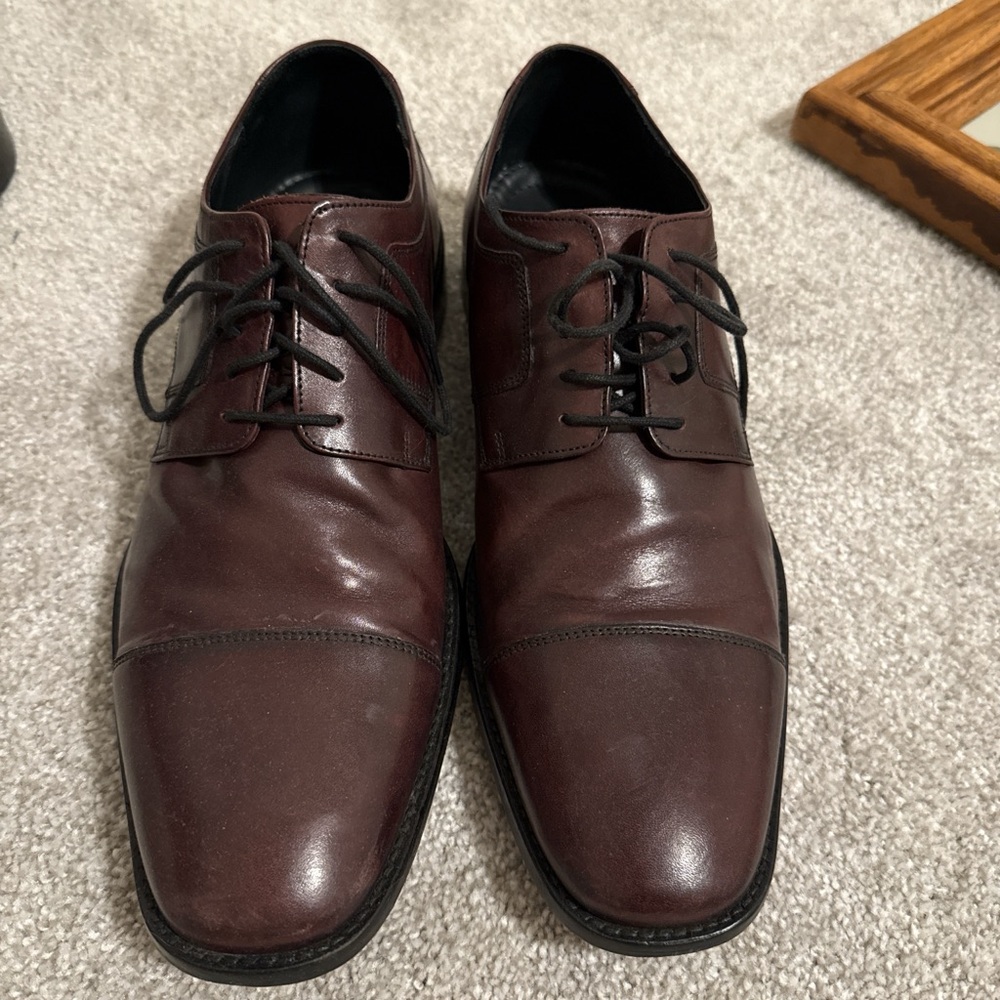 Johnston & Murphy Dark Brown Oxfords